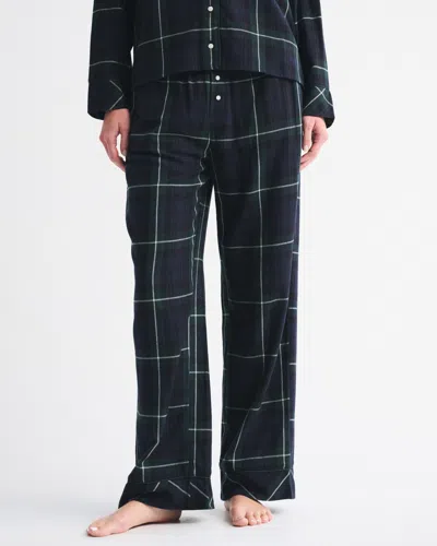 Abercrombie & Fitch Flannel Sleep Pant In Blue