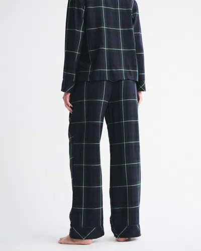 Abercrombie & Fitch Flannel Sleep Pant In Blue