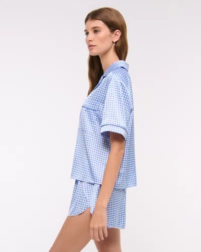 Abercrombie & Fitch Sleep Short In Blue