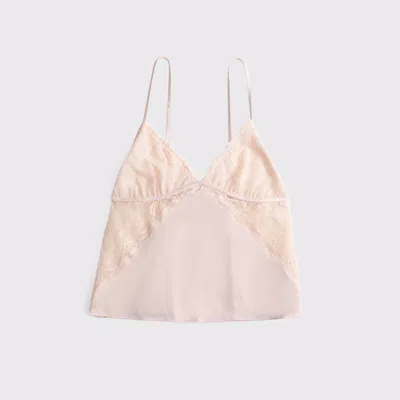 Abercrombie & Fitch Sheer Sleep Cami In Pink