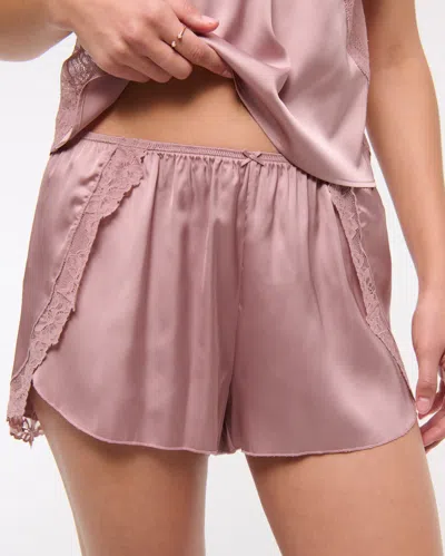 Abercrombie & Fitch Sheer Sleep Short In Multi