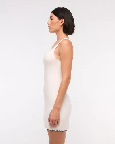 Abercrombie & Fitch Pointelle Nightie In Metallic