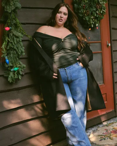 Abercrombie & Fitch Wool-blend Tailored Topcoat In Black