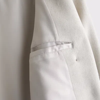 Abercrombie & Fitch A&f Carrie Wool-blend Trench Coat In Gray