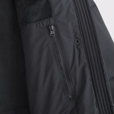 Abercrombie & Fitch Long Puffer In Black