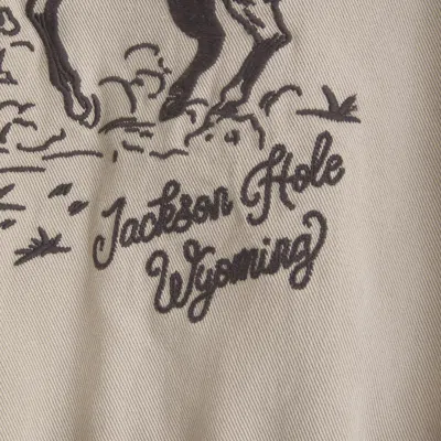 Abercrombie & Fitch Cropped Twill Trucker Jacket In Brown