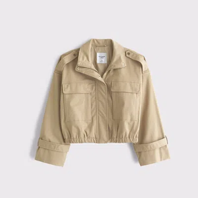 Abercrombie & Fitch Lightweight Cinched Utility Jacket
