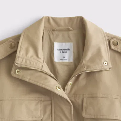 Abercrombie & Fitch Lightweight Cinched Utility Jacket