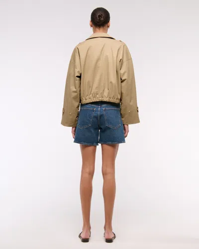 Abercrombie & Fitch Lightweight Cinched Utility Jacket