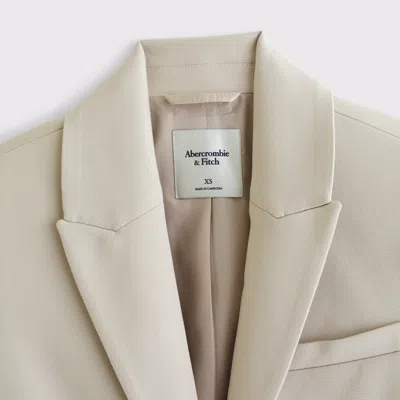 Abercrombie & Fitch Suiting Topcoat In Neutral