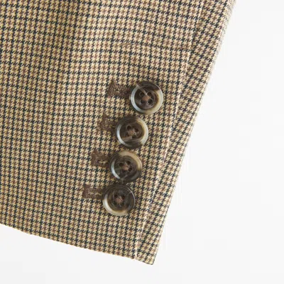 Abercrombie & Fitch Short Menswear Blazer In Brown