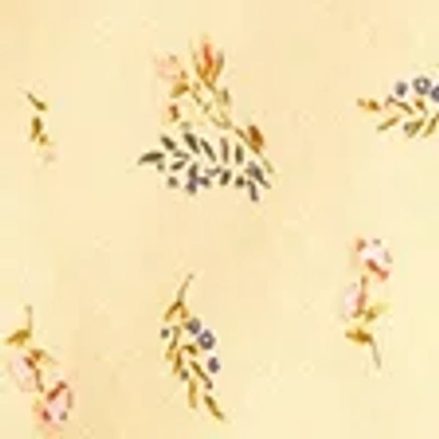 Abercrombie & Fitch The A&f Sienna Linen-blend Mini Skort In Yellow