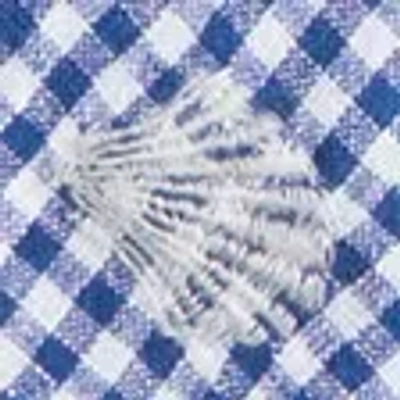 Abercrombie & Fitch The A&f Sienna Linen-blend Mini Skort In Blue