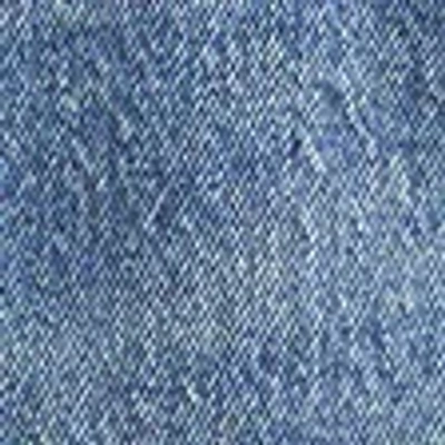 Abercrombie & Fitch Mid Rise Button Front Denim Mini Skirt In Blue