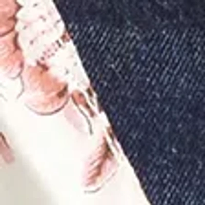 Abercrombie & Fitch Mid Rise Belted Scarf Denim Mini Skirt In Blue