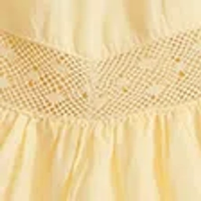 Abercrombie & Fitch High Rise Drop-waist Mini Skort In Yellow