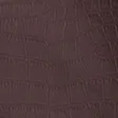 Abercrombie & Fitch The A&f Scarlett Curve Love Vegan Leather Mini Skort In Brown