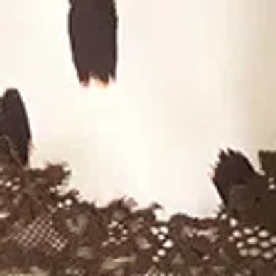 Abercrombie & Fitch High Rise Lace & Satin Mini Skort In Black