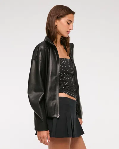 Abercrombie & Fitch The A&f Scarlett Low Rise Micro Pleated Mini Skort In Black