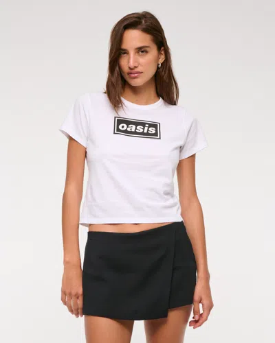 Abercrombie & Fitch The A&f Scarlett Low Rise Micro Wrap Mini Skort In Black