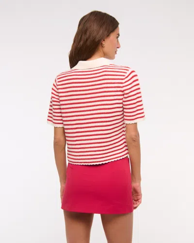 Abercrombie & Fitch The A&f Scarlett Low Rise Micro Skort In Red