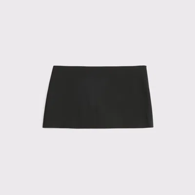 Abercrombie & Fitch The A&f Scarlett Low Rise Micro Skort In Black