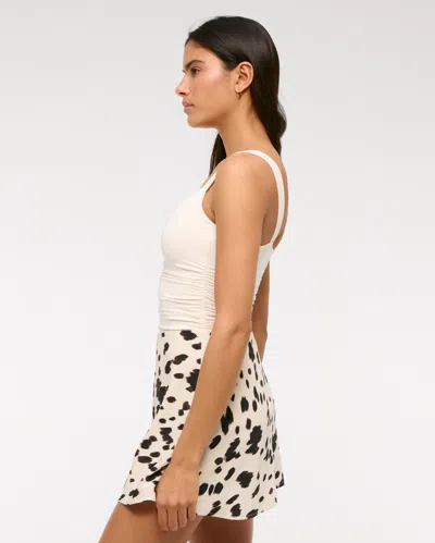 Abercrombie & Fitch High Rise Flirty Mini Skort In Multi