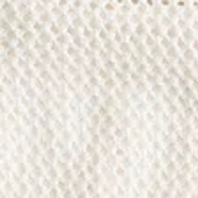 Abercrombie & Fitch Mid Rise Crochet-style Maxi Skirt In White