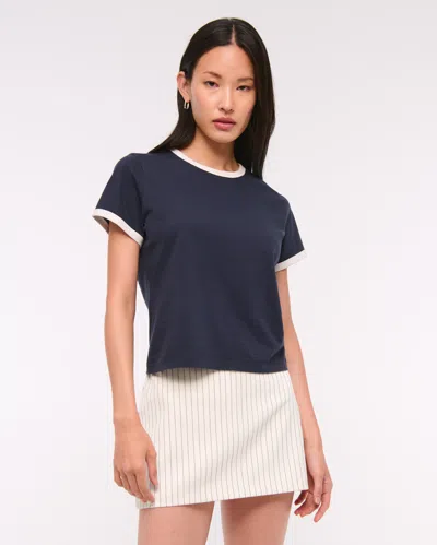 Abercrombie & Fitch The A&f Scarlett Mid Rise Mini Skort In White