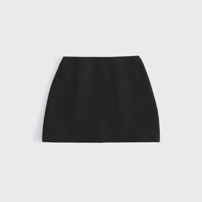Abercrombie & Fitch The A&f Scarlett Curve Love Mini Skort In Black