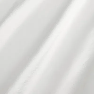 Abercrombie & Fitch Mid Rise Satin Maxi Skirt In White