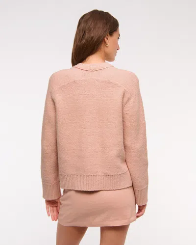 Abercrombie & Fitch The A&f Scarlett Mid Rise Linen-blend Mini Skort In Pink