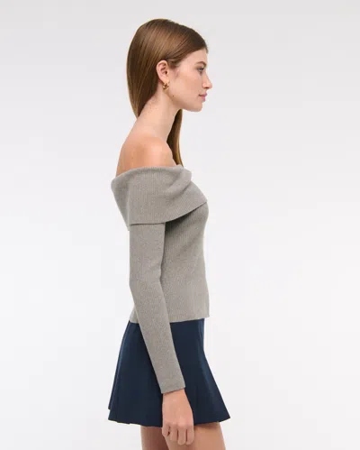 Abercrombie & Fitch Mid Rise Pleated Mini Skort In Purple