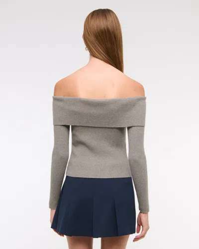 Abercrombie & Fitch Mid Rise Pleated Mini Skort In Purple