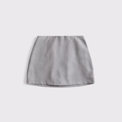 Abercrombie & Fitch The A&f Scarlett Curve Love Mini Skort In Gray