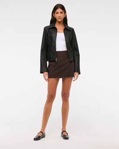 Abercrombie & Fitch The A&f Scarlett Mini Skort In Brown