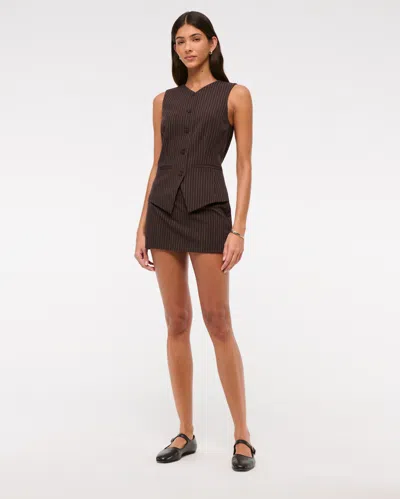 Abercrombie & Fitch The A&f Scarlett Mini Skort In Brown