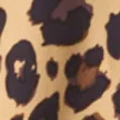 Abercrombie & Fitch Mid Rise Pattern Mini Skort In Brown