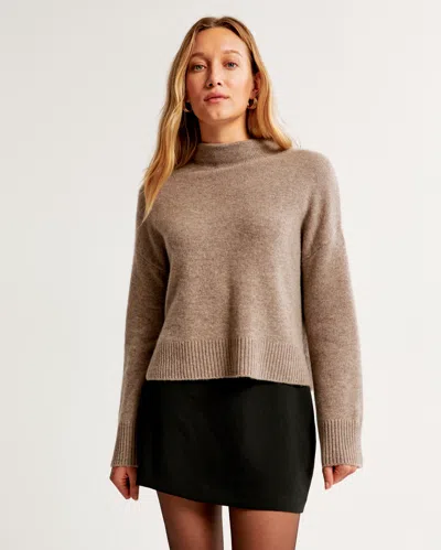 Abercrombie & Fitch The A&f Scarlett Premium Crepe Mini Skort In Black