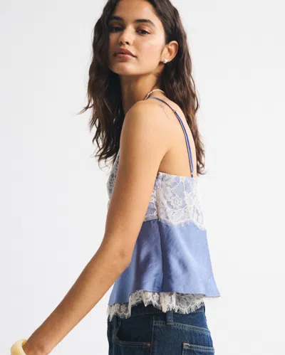 Abercrombie & Fitch The A&f Bella Tie-front Cami In Blue