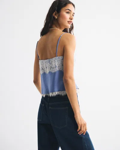 Abercrombie & Fitch The A&f Bella Tie-front Cami In Blue