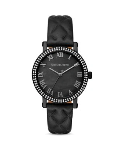 Michael Kors Norie Watch, 38mm In Black