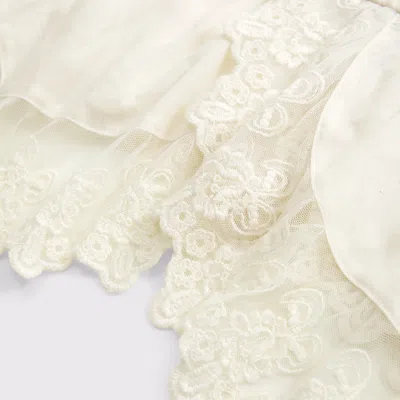 Abercrombie & Fitch Babydoll Lace-trim Cami In White