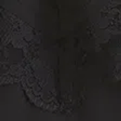 Abercrombie & Fitch Sheer Lace Cami In Black