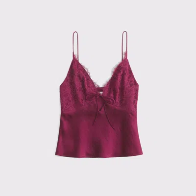Abercrombie & Fitch The A&f Bella Tie-front Cami In Purple