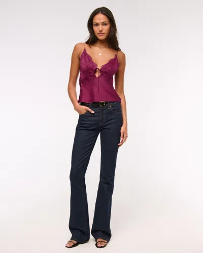 Abercrombie & Fitch The A&f Bella Tie-front Cami In Purple