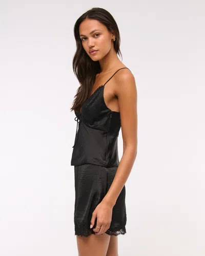 Abercrombie & Fitch The A&f Bella Tie-front Cami In Black
