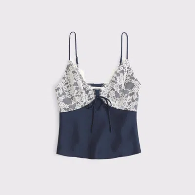 Abercrombie & Fitch The A&f Bella Tie-front Cami In Purple