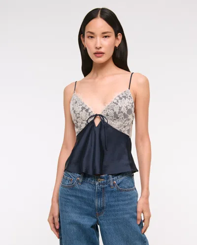 Abercrombie & Fitch The A&f Bella Tie-front Cami In Purple