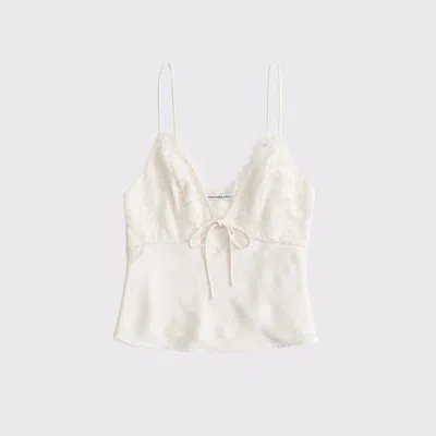 Abercrombie & Fitch The A&f Bella Tie-front Cami In White